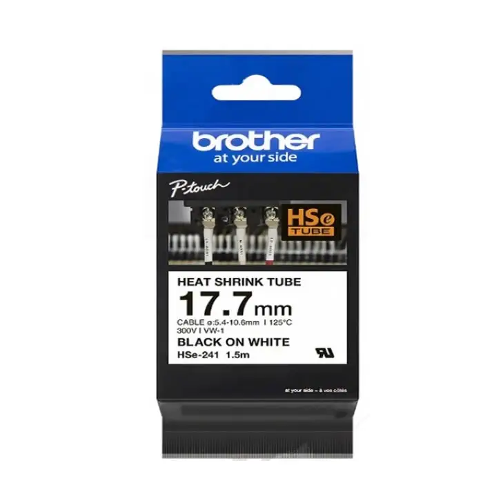 brother-p-touch-hse-241-orijinal-isiyla-daralan-makaron-etiket-bant-beyaz-uzerine-siyah-17-7mm
